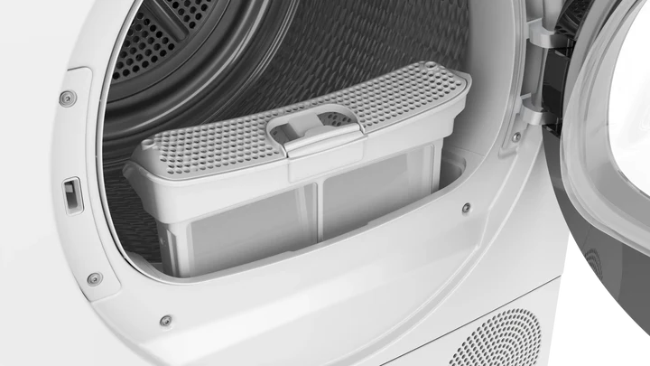 Uscător de rufe Bosch WQB246D41, 9 kg, pompă de căldură, AutoDry, SelfCleaning Condenser, Home Connect, alb [2]