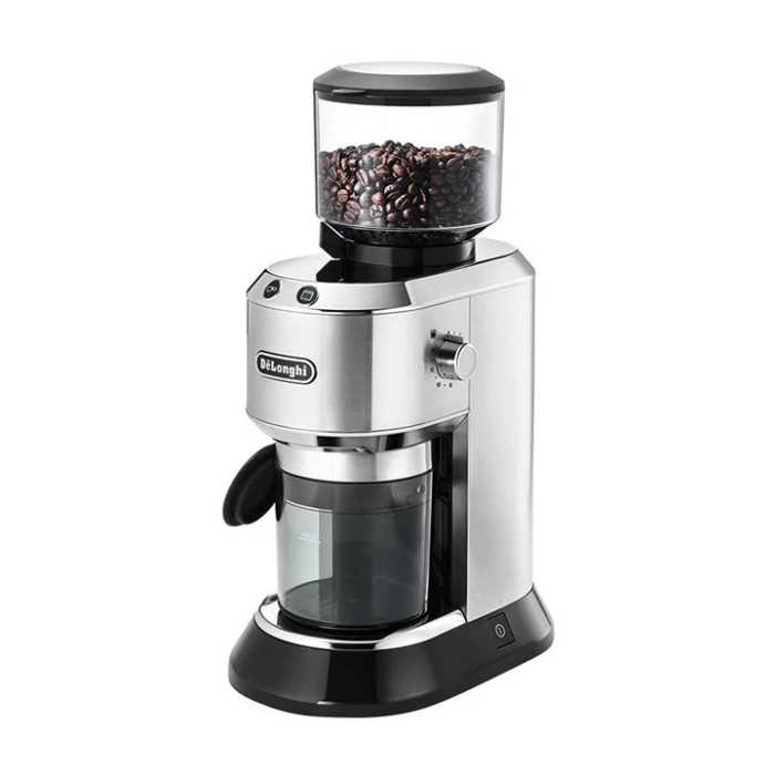 Râșniță cafea DeLonghi KG520.M, 150 W, capacitate 350 g, burr inox conic, reglaj 18 niveluri [1]