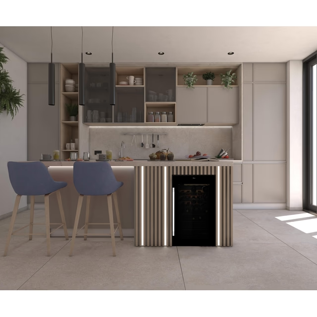 Hoover HWC 154 DELWF – Răcitor vinuri, 36 sticle, 2 zone temperatură, Wi-Fi, LED interior [2]