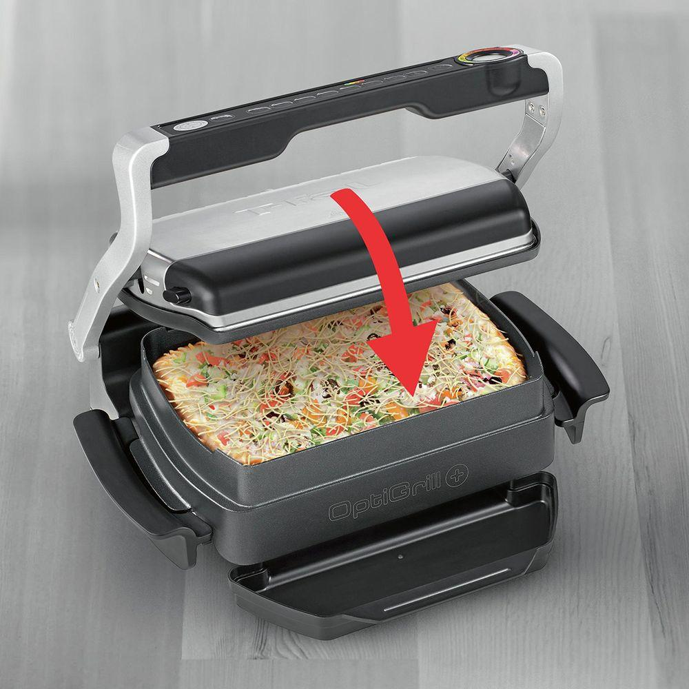 Grill electric Tefal OptiGrill 4in1 GC774D, 2100W, programe automate, BBQ + cuptor, plăci detașabile [2]