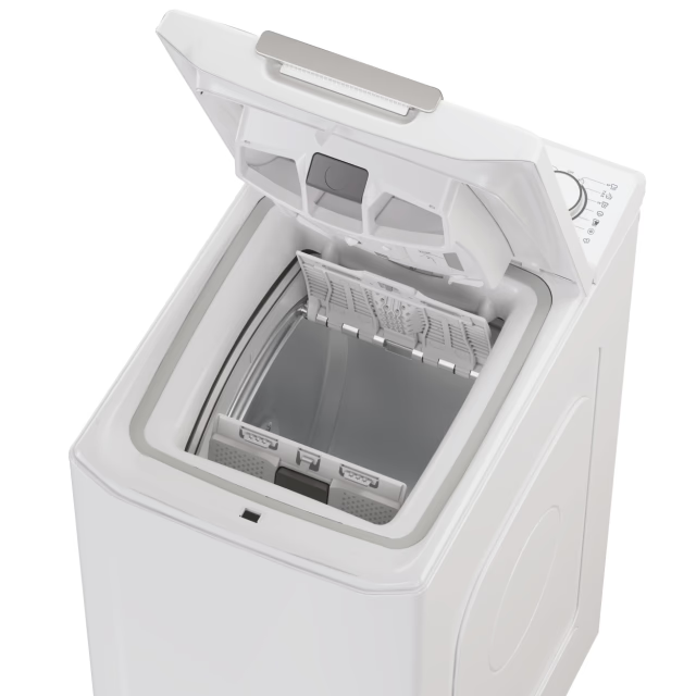 Masina de spalat rufe cu incarcare verticala Candy TCA474TM5-S, 7 kg, 1400 RPM, Clasa A, Motor Inverter, display 4T,Wifi, Alb [3]