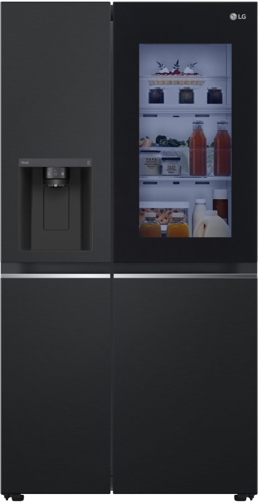 Frigider Side by Side LG GSGV81EPLL, 635L, InstaView, No Frost, WiFi ThinQ, dispenser apă și gheață [2]