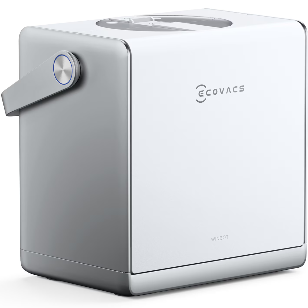 Robot de curățare geamuri Ecovacs WINBOT W2 PRO OMNI, stație multifuncțională 6-în-1, WIN-SLAM 4.0, alb [2]