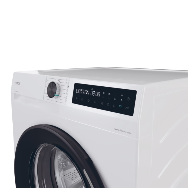 Masina de spalat rufe Candy ProWash 500 BR 410B8-S, clasa A-20%, 10 kg, 1400 rpm,Motor Inverter,Steam, Touch display, Soft Drum, Dual Spray,Programe rapide de spalare, Wifi, alba [3]