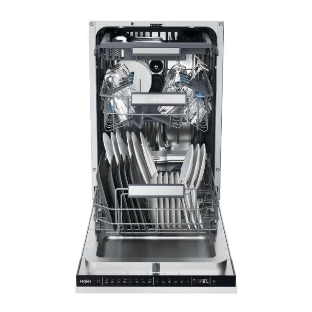 Haier XI1C1TB4LPCFB – Mașină de spălat vase incorporabilă 45 cm, 11 seturi, Wi-Fi, motor Inverter [2]