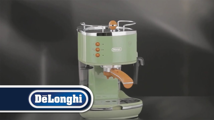 Espressor manual De’Longhi Icona Vintage ECOV311.GR, verde [2]