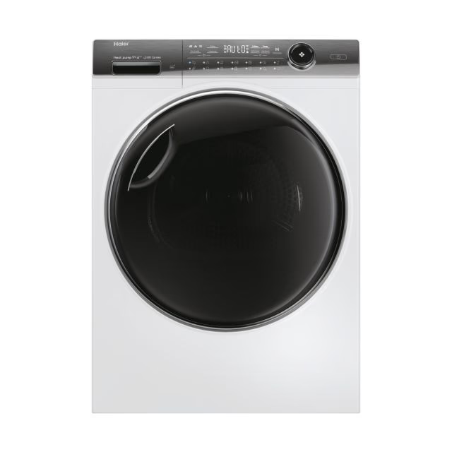 Uscator de rufe Haier HD90-A3Q979U1-S, Pompa de caldura, 9 kg, 14 programe, Clasa C, Motor inverter, Super silent, iRefresh, Drum light, Alb [1]