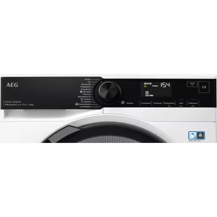 Uscator de rufe AEG TR9M75680, 8 kg, pompa de caldura, AbsoluteCare Plus, 3DScan, alb [2]