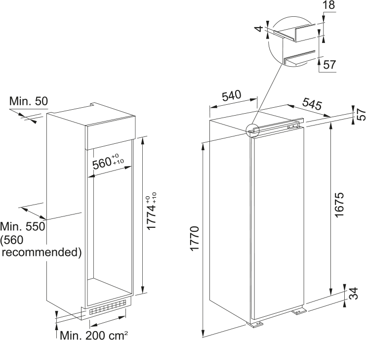 Congelator Incorporabil FSDF 330 NF E [2]