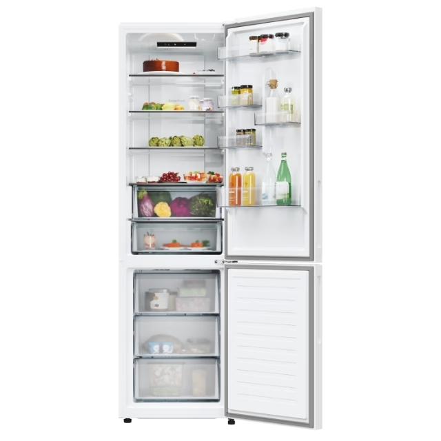 Combina frigorifica Candy ECN2CQTEW206, No Frost, 405 l, H 205 cm, Clasa E, Wi-Fi, alb [2]