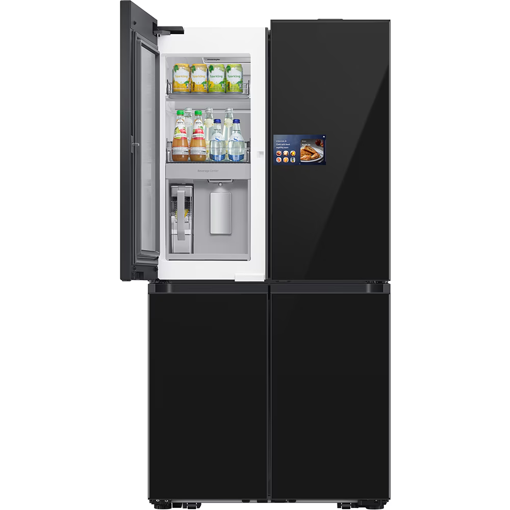 Frigider French Door 654 L – No Frost, AI Home 9″, SpaceMax, Hybrid Cooling, 185 cm, negru sticlă [2]