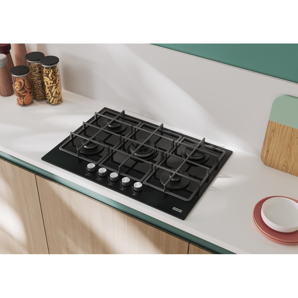 Plita Gaz FHSM 755 4G DC BK C Nero [3]