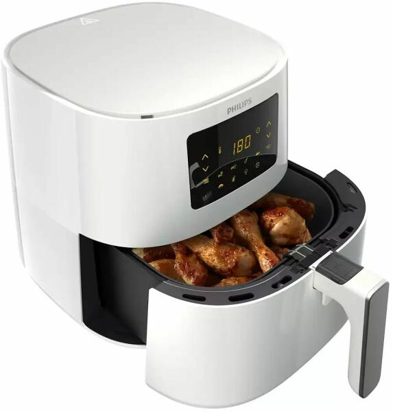 Friteuză cu aer cald XL, 6.2L, 2000W, Rapid Air, 7 programe, Touchscreen, Alb [3]