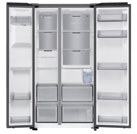 Frigider Side-by-Side 640 L – No Frost, SmartThings AI Energy, dozator apă & gheață, 178 cm, inox [3]