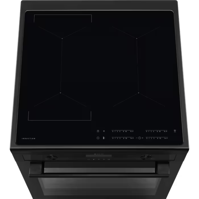 Aragaz electric AEG CIB6499APB, inductie, 73L, clasa A+, autocuratare pirolitica, Hob2Hood, 4 zone, 60 cm [2]