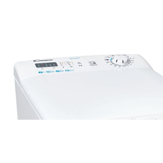 Masina de spalat rufe cu incarcare verticala Candy CST 27LET/1-S, 7 kg, 1200 RPM, Clasa E, Programe Hygiene, Alb [2]