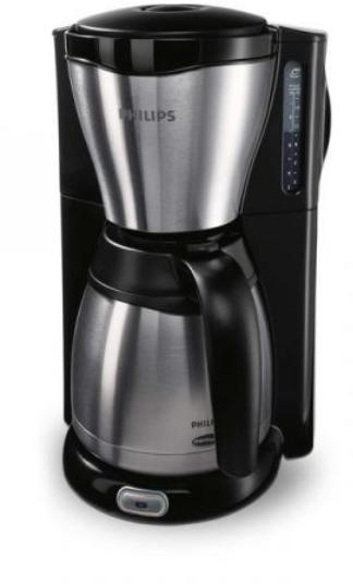 Cafetieră cu filtru Café Gaia, termos inox 1.2 L, 1000 W, 10-15 cești, negru/inox [3]