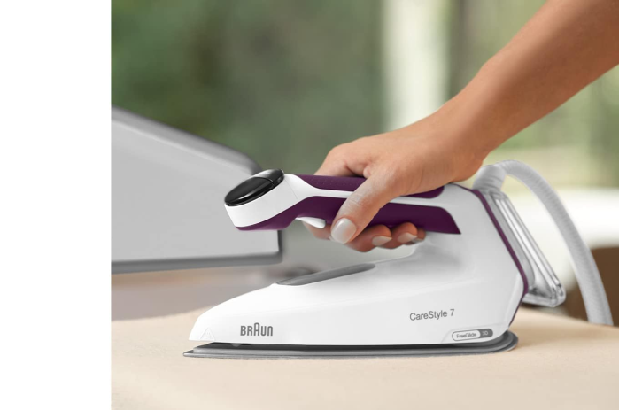 Staţie de călcat cu aburi Braun CareStyle 7 IS7266VI, 2700 W, rezervor 2 L, talpă EloxalPlus, violet [2]
