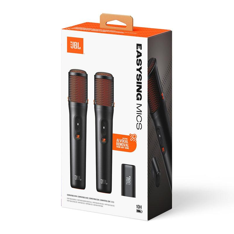 Set 2 microfoane wireless karaoke cu AI Vocal Removal, autonomie 10 ore, USB-C dongle, negru [2]