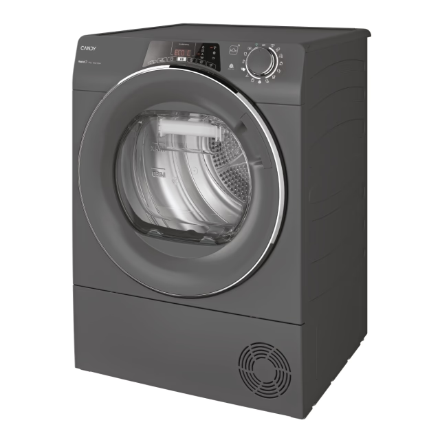 Uscator de rufe CANDY ROE H9A2TCERX-S, Pompa de caldura, Wi-Fi, 9 kg, 14 programe, Clasa A++, antracit [2]