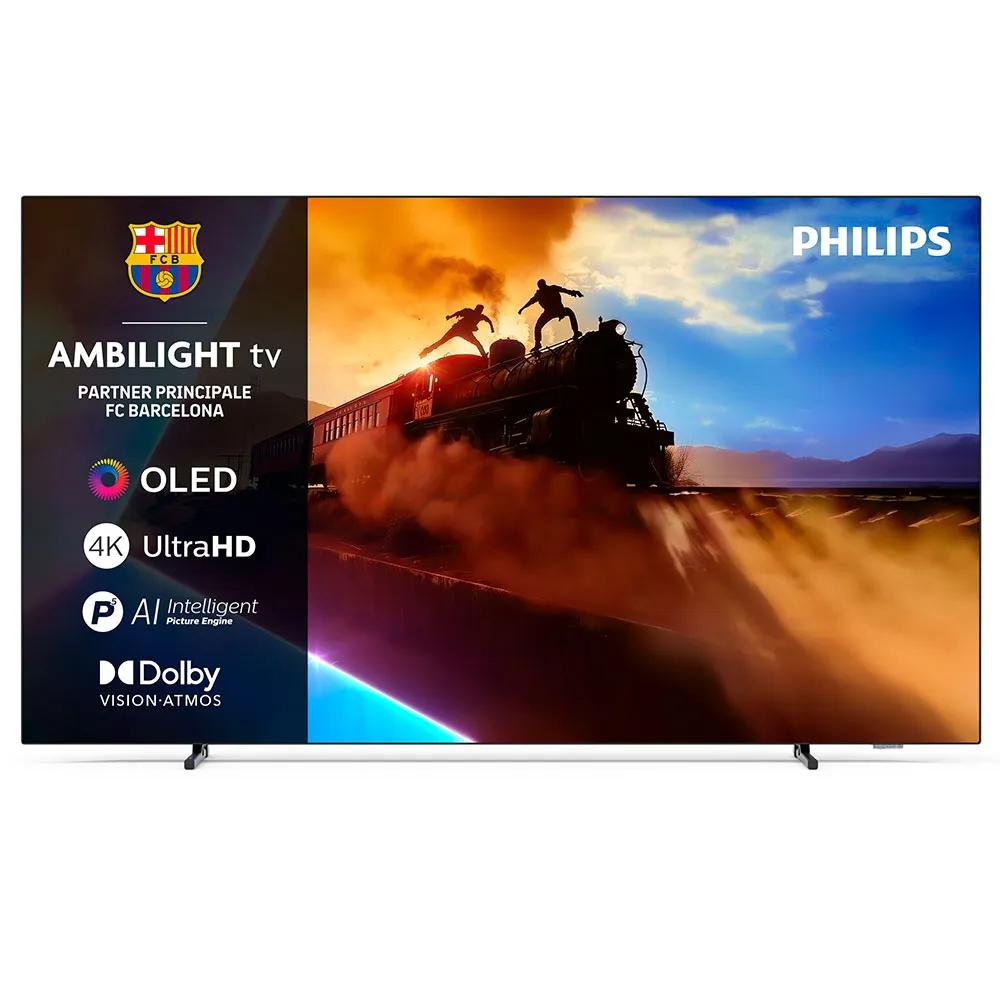 Televizor OLED 4K Smart TV 48 inch, Ambilight, Google TV, 120Hz, Dolby Vision Atmos, negru [2]