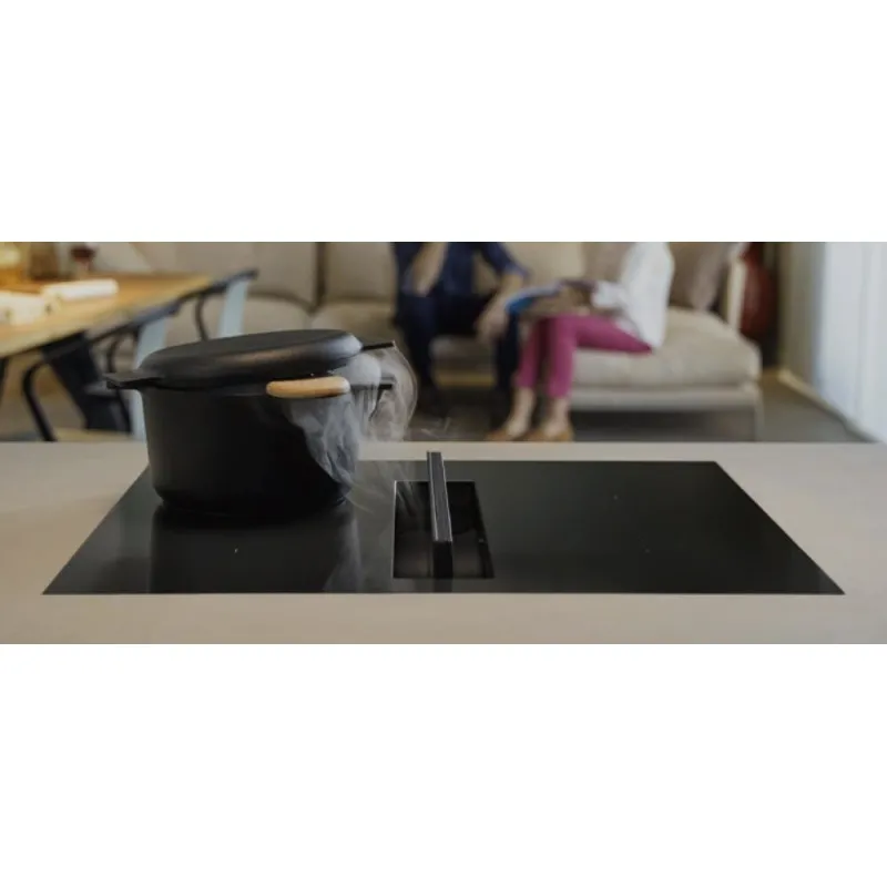 Plită cu inducție și hotă integrată Elica NikolaTesla Alpha B BL/A/60 PRF0196211, 60 cm, control touch, negru [2]