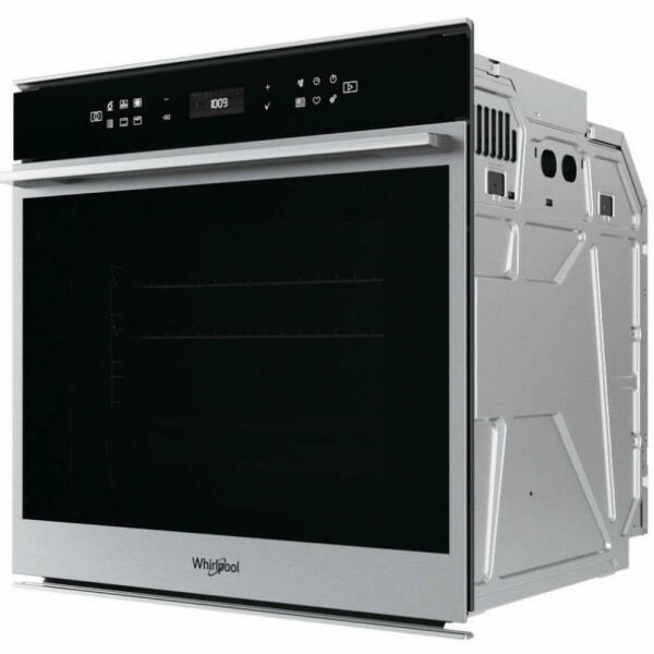 Cuptor incorporabil Whirlpool W7 OM4 4S1 P, 60 cm, 73 L, piroliza, 6th Sense, multifunctie, inox [3]
