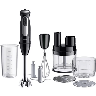 Blender vertical Braun MultiQuick 5 Pro MQ55755M, 1000 W, 25 trepte viteză + turbo, tocător + pahar + tel [1]