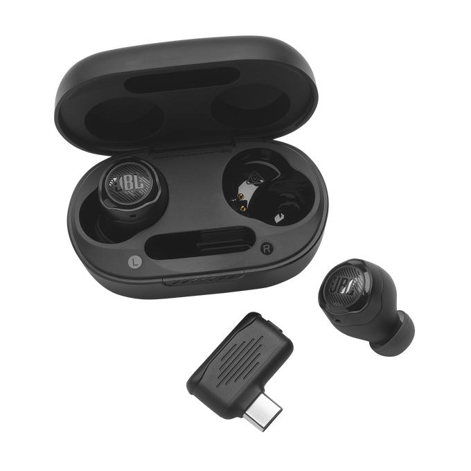 Căști gaming True Wireless, 2.4 GHz și Bluetooth, QuantumSURROUND, autonomie 24 ore, IPX4, negru [2]