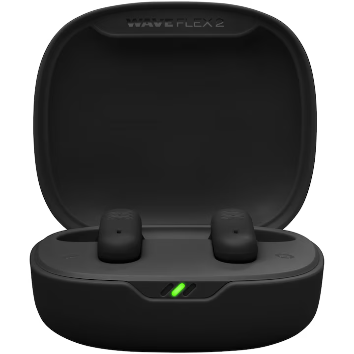 Casti in-ear JBL Wave Flex 2, True Wireless, Bluetooth, 40h autonomie, Multi-Point, IP54, Negru [3]