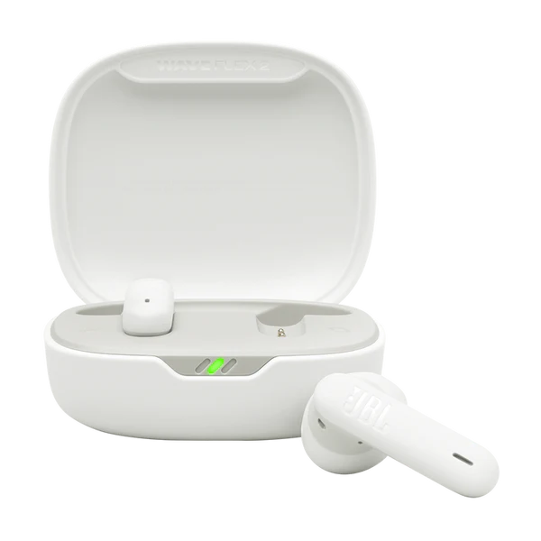 Casti in-ear JBL Wave Flex 2, True Wireless, Bluetooth, 40h autonomie, Multi-Point, IP54, Alb [2]