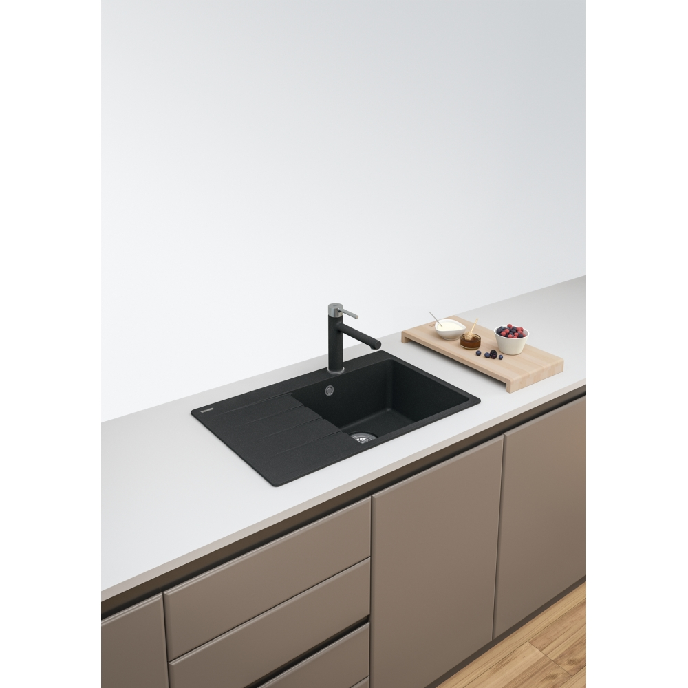 Chiuveta Fragranite CNG 611/211-78 ST Nero [2]
