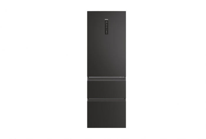 Combina frigorifica independenta Haier HTW5618DNPT No Frost 185 cm Negru [2]