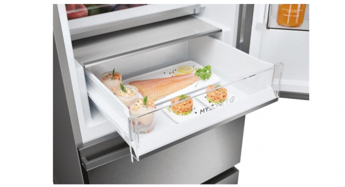 Combina frigorifica independenta  Haier HTW5620DNMG No Frost 205 cm Inox [3]