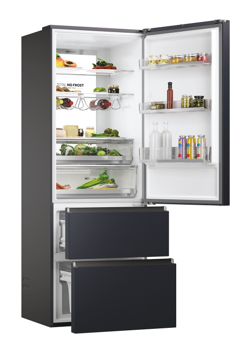 Combina frigorifica HAIER HTW7720ENMB, No Frost, 483 l, H 201 cm, Clasa E, Wi-Fi, negru [3]