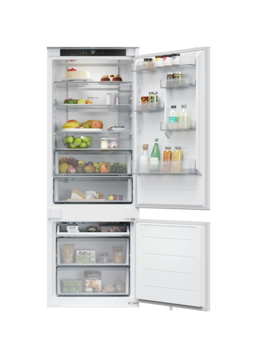 Combină frigorifică încorporabilă Candy CNBQT3719EW, 2 uşi, 382 L, Total No Frost, alb [2]