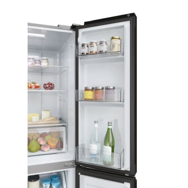 Cube, clasa E, 467 l, Total no frost, Functii Vacanta, Supercooling, Superfreezing, 180/83/65 cm, Slate Black [3]
