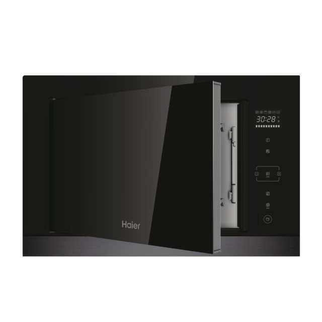 Cuptor cu microunde+grill incorporabil Haier HOR38G5FT, 28 l, 900 W, 12 Programe, Touch control, Display TFT, Negru [2]