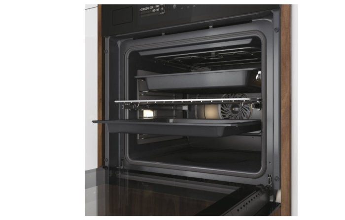 Cuptor incorporabil Haier HWO60SM5S5BH, Electric, Clasa A+, 70 l, Hidrolitic + Catalitic, 9 funcții, Control si continut avansat (Wi-Fi + BLUETOOTH®), Clasă A+, Negru, L x A x I (mm) 595X595X568 [4]