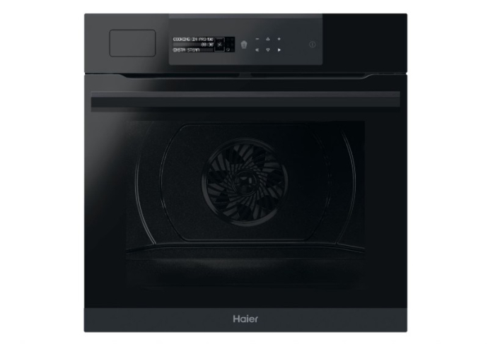 Cuptor incorporabil Haier HWO60SM6S5BH, Electric, Clasa A+, 70 l,Hidrolitic + Catalitic, 9 funcții, Control si continut avansat (Wi-Fi + BLUETOOTH®), Clasă A+, Negru, L x A x I (mm) 595X595X568 [1]