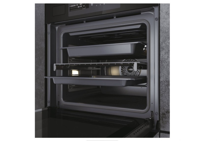 Cuptor incorporabil Haier HWO60SM6S5BH, Electric, Clasa A+, 70 l,Hidrolitic + Catalitic, 9 funcții, Control si continut avansat (Wi-Fi + BLUETOOTH®), Clasă A+, Negru, L x A x I (mm) 595X595X568 [3]