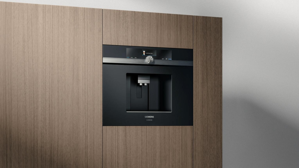 Espressor automat incorporabil Siemens CT718L1B0, iQ700, 19 bari, TFT TouchDisplay Pro, Home Connect, OneTouch, negru [2]