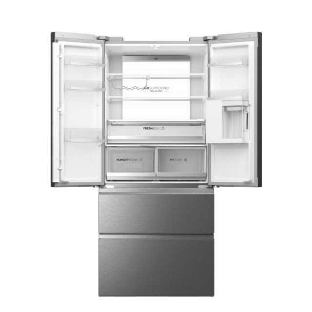 French Door, E, 537l, Wifi, TNF, Dispenser apa, Display, My zone, 190/83 cm, Platinum Inox [2]