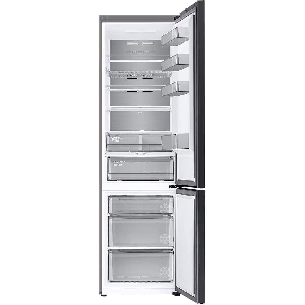 Frigider combină 385 L – Total No Frost, All-Around Cooling, Digital Inverter, Wi-Fi SmartThings & AI Energy, 186 cm, inox-dark. [3]