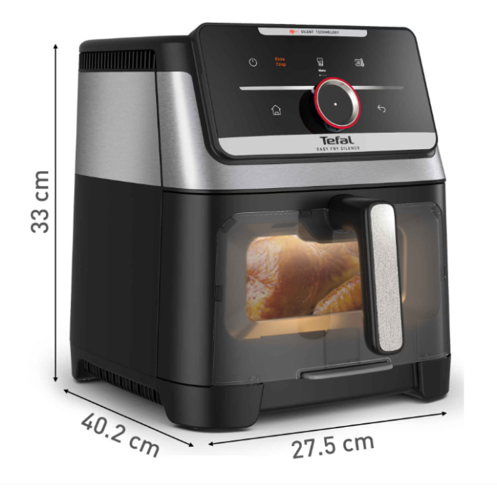 Friteuză cu aer cald Tefal Easy Fry Silence EY876DE1, 7 L, 1800 W, 12 programe [2]