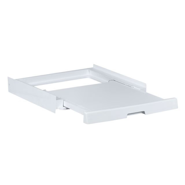 Kit suprapunere uscator si masina de spalat, Haier HASTKU10, PVC, 55 x 55 x 5 cm, polita retractabila, alb [2]