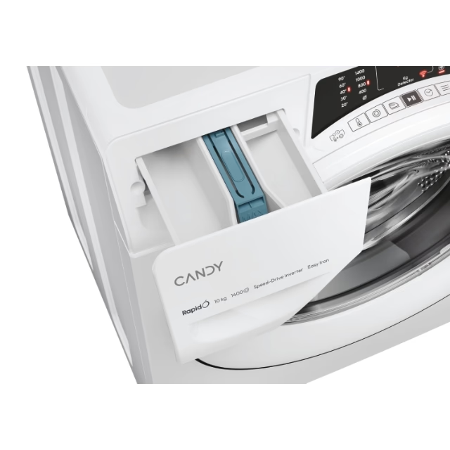 Masina de spalat rufe Candy Rapido RO 14104DWMT/1-S, 10 kg, 1400 rpm, Clasa A, Wi-Fi, Bluetooth, Motor Inverter, Quick & Clean, Steam, Alb [9]