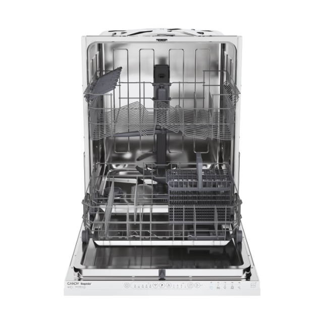 Masina de spalat vase incorporabila CANDY Rapido CI 3E7L0W, 13 seturi, 5 programe, 60 cm, Clasa E, alb [4]