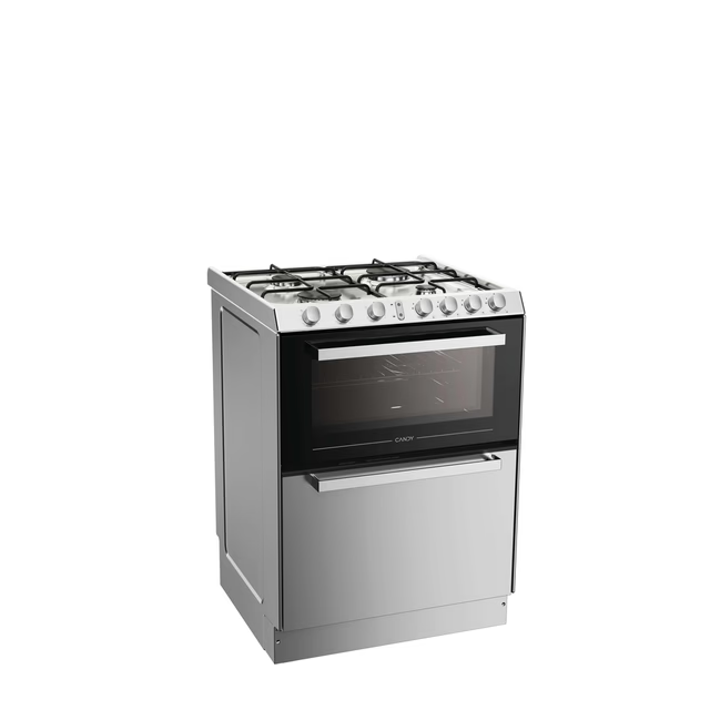 Minibucatarie, Concept unic 3 in 1 Candy pentru spatii mici, format din plita pe gaz, cuptor electric ,masina de spalat vase - INOX L 60 x l 60 x H 86.5 - 87.6 cm  (6 programe msv cls A, pr rapid 32 m [2]