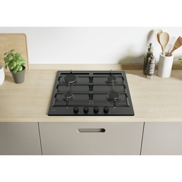 Plita incorporabila CANDY CHG6BRBB, Gaz, 4 arzatoare, negru [3]